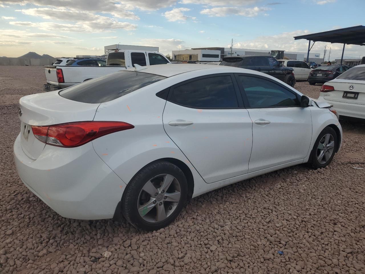 2013 Hyundai Elantra VIN 5NPDH4AE5DH300086 Copart auction photo, front end damage thumbnail 3