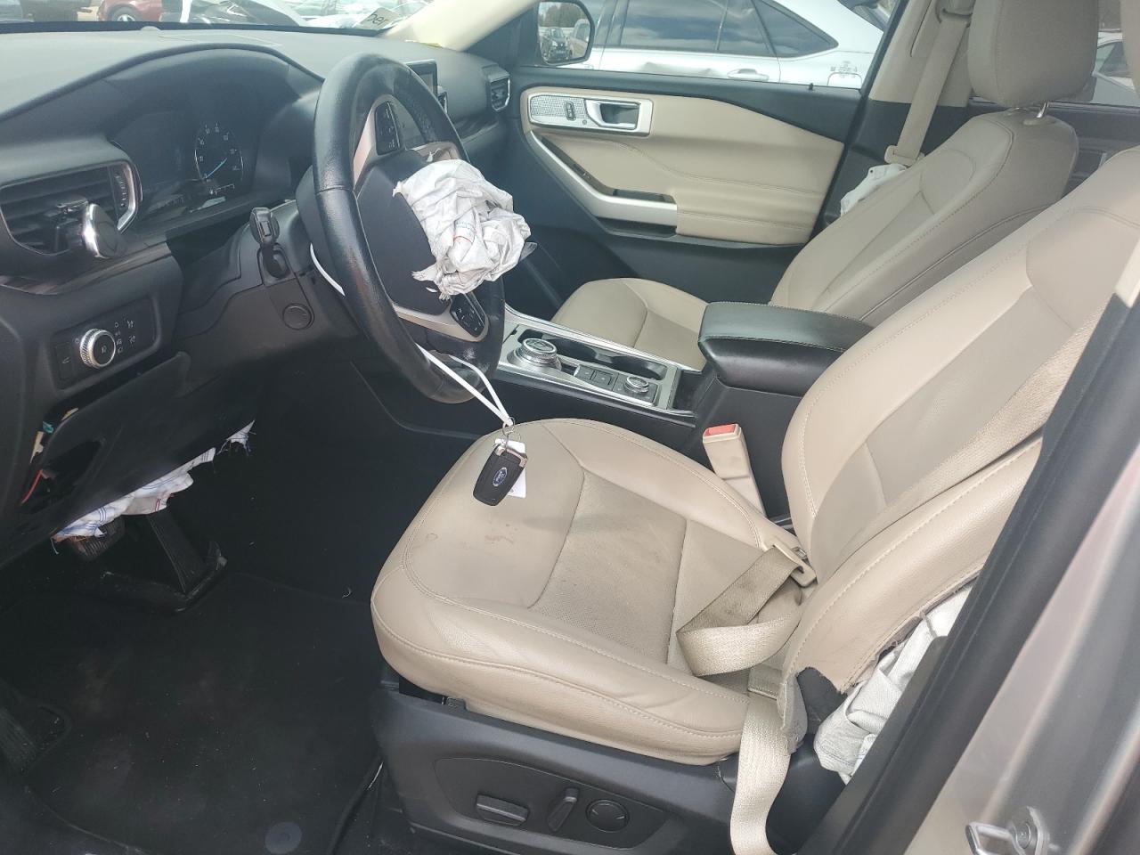 2021 Ford Explorer VIN 1FMSK8FH0MGA37816 Copart auction photo, front end / minor dent/scratches damage thumbnail 7