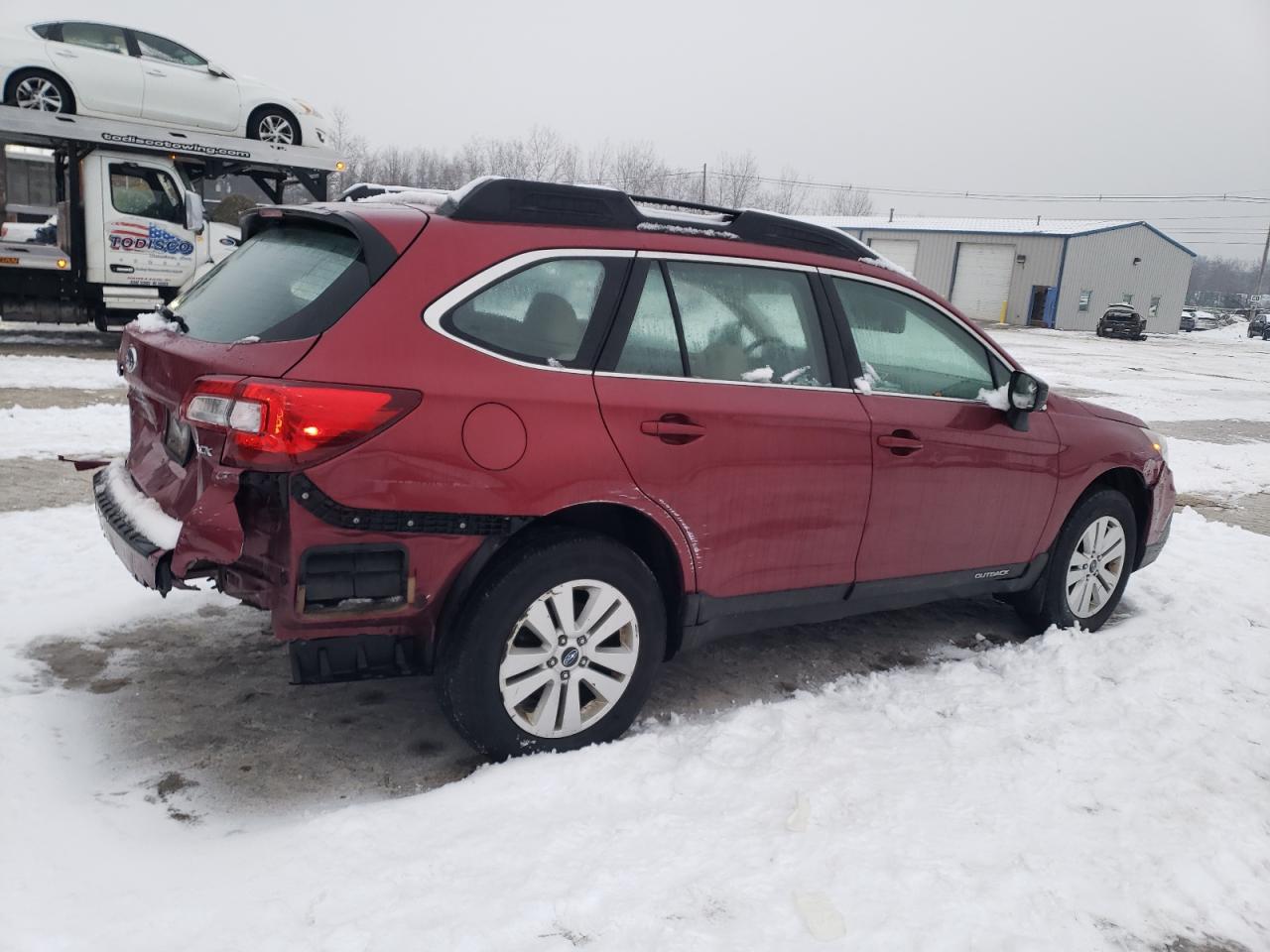 2019 Subaru Outback VIN 4S4BSABC6K3214326 Copart auction photo, rear end / front end damage thumbnail 3