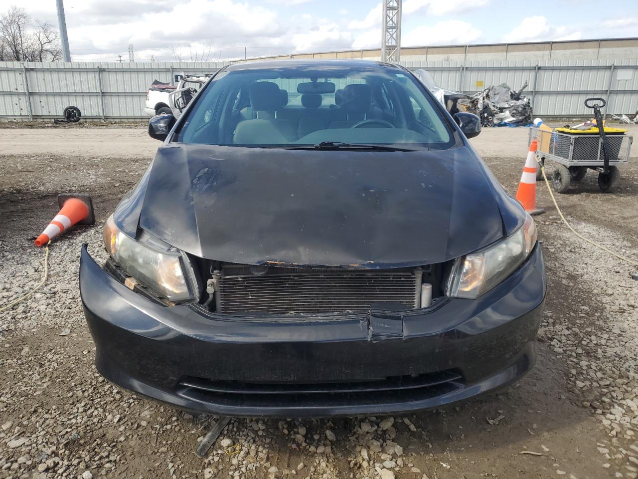 2012 Honda Civic VIN 19XFB2F58CE075351 Copart auction photo, front end damage thumbnail 6