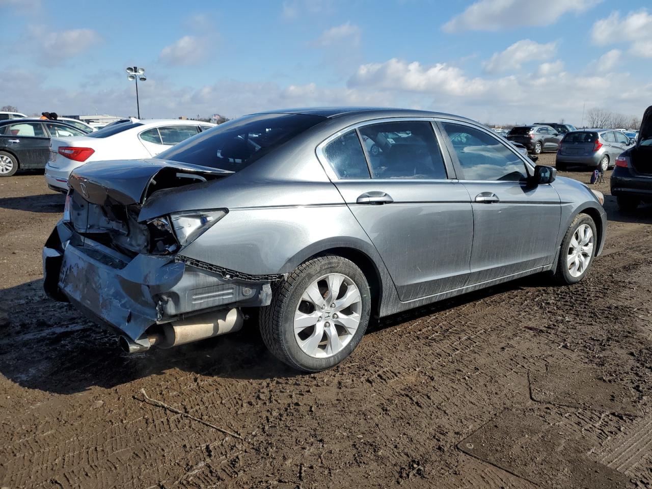 2011 Honda Accord VIN 1HGCP2F34BA124437 Copart auction photo, rear end / front end damage thumbnail 3