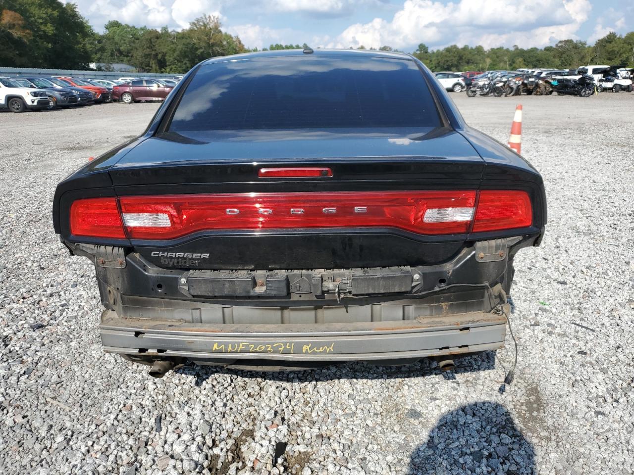 2012 Dodge Charger VIN 2C3CDXBG0CH214964 Copart auction photo, rear end damage thumbnail 6