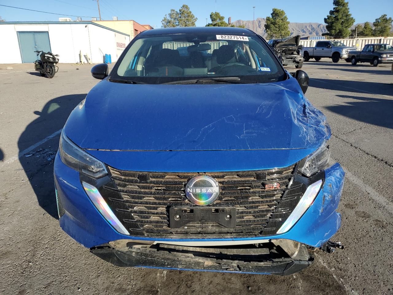 2024 Nissan Sentra VIN 3N1AB8DV0RY324493 Copart auction photo, front end / side damage thumbnail 5