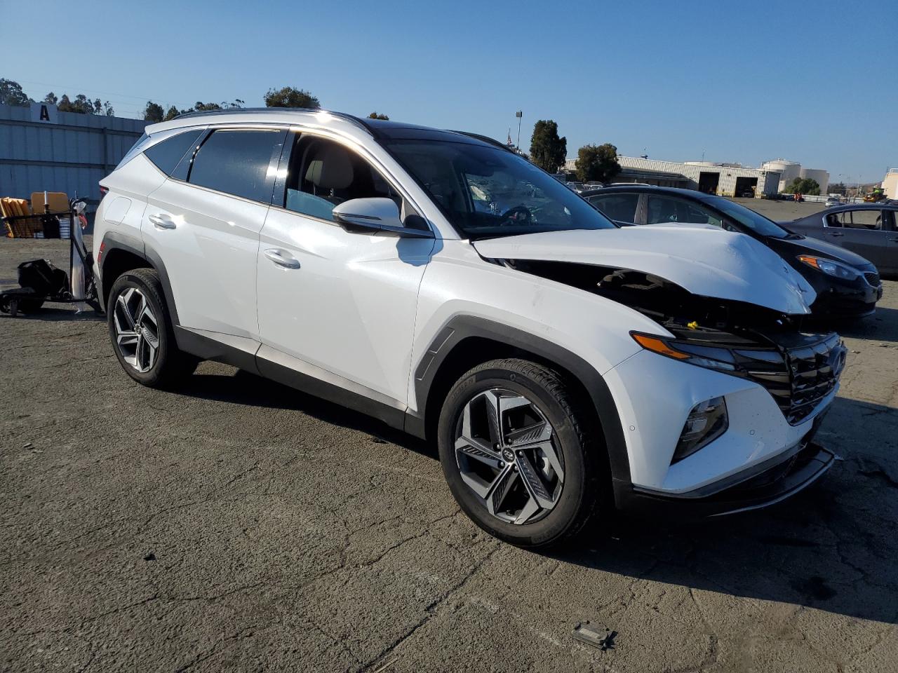 2022 Hyundai Tucson VIN KM8JFDA26NU051637 Copart auction photo, front end damage thumbnail 4