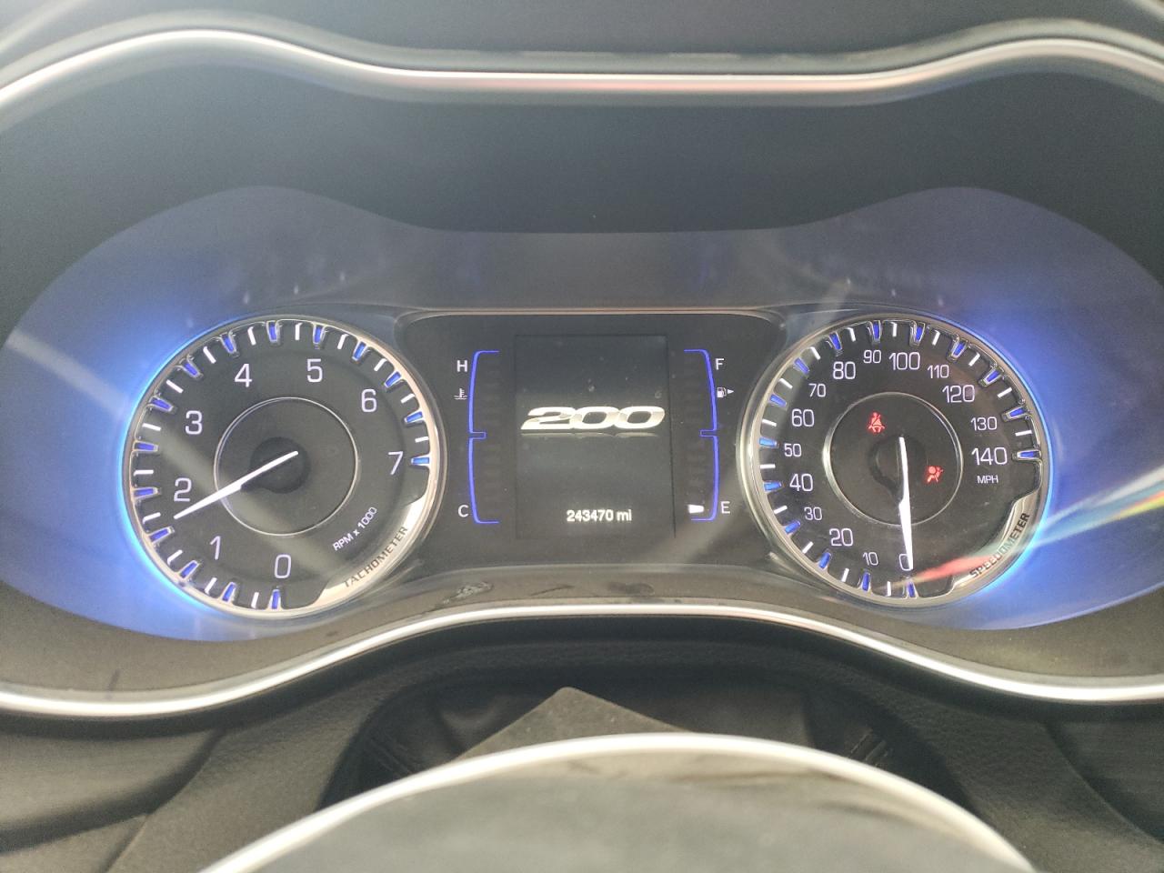 2016 Chrysler 200 VIN 1C3CCCFB4GN194094 Copart auction photo, front end / hail damage thumbnail 9