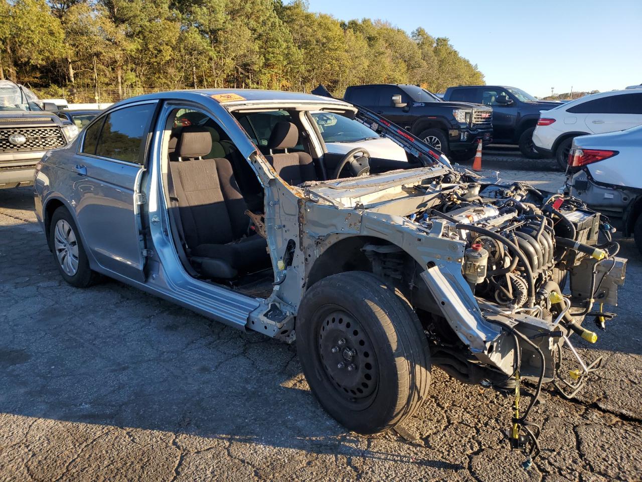 2012 Honda Accord VIN 1HGCP2F36CA063951 Copart auction photo, all over damage thumbnail 4