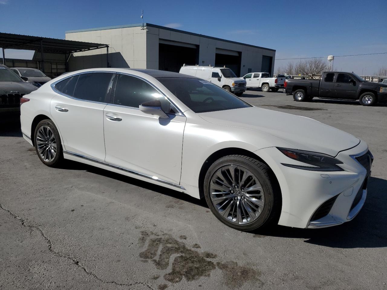 2019 Lexus LS VIN JTHB51FF9K5008940 Copart auction photo, undercarriage damage thumbnail 4