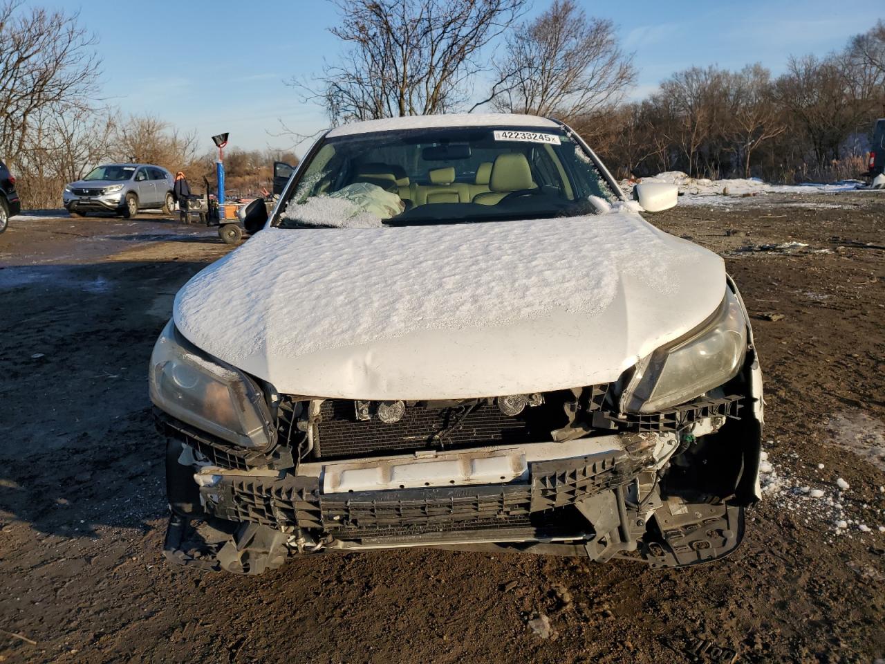 2014 Honda Accord VIN 1HGCR2F30EA196556 Copart auction photo, front end / minor dent/scratches damage thumbnail 5