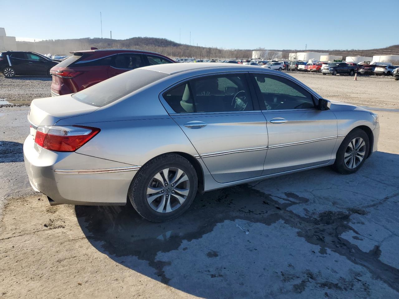 2014 Honda Accord VIN 1HGCR2F30EA104331 Copart auction photo, side / rear end damage thumbnail 3
