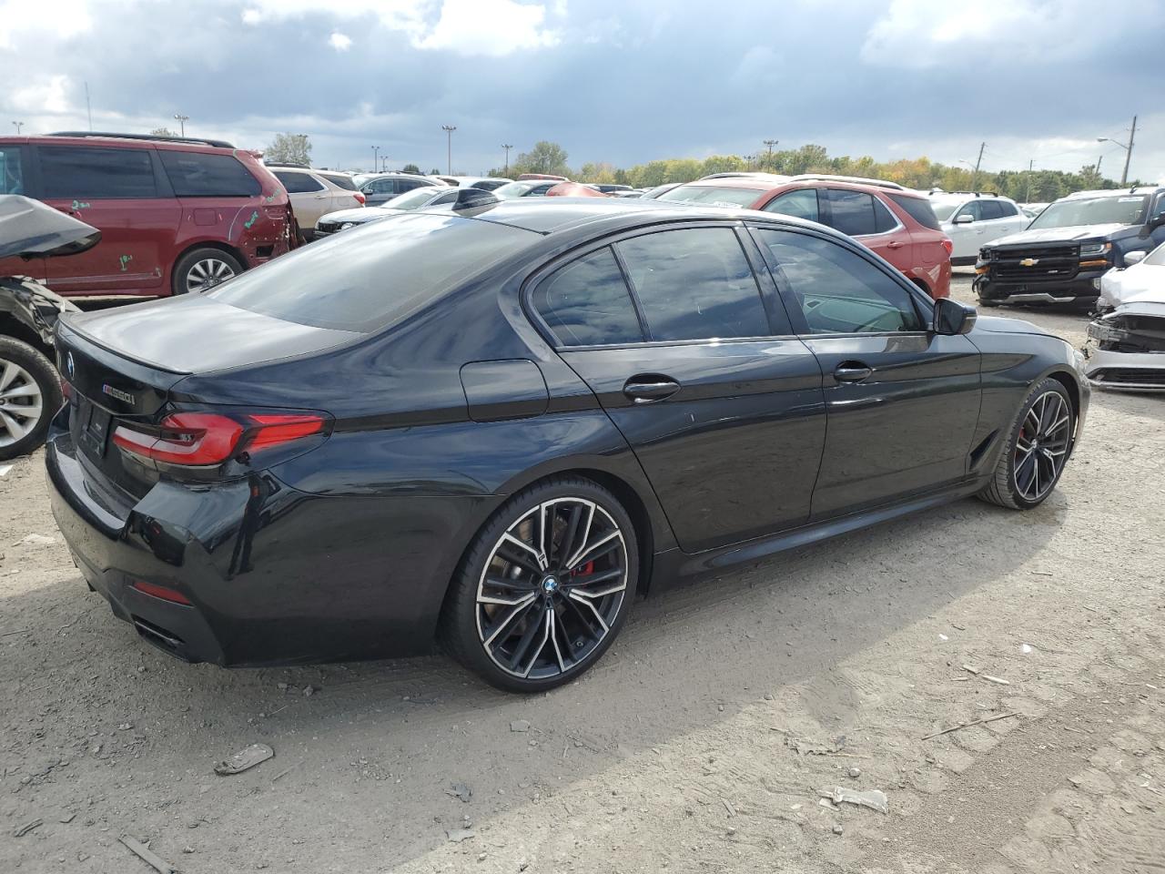 2021 BMW M5 VIN WBA13BK06MCF80945 Copart auction photo, mechanical damage thumbnail 3