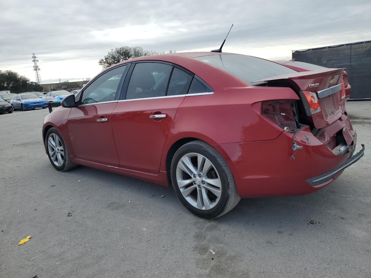 2014 Chevrolet Cruze VIN 1G1PG5SB0E7322098 Copart auction photo, rear end / minor dent/scratches damage thumbnail 2