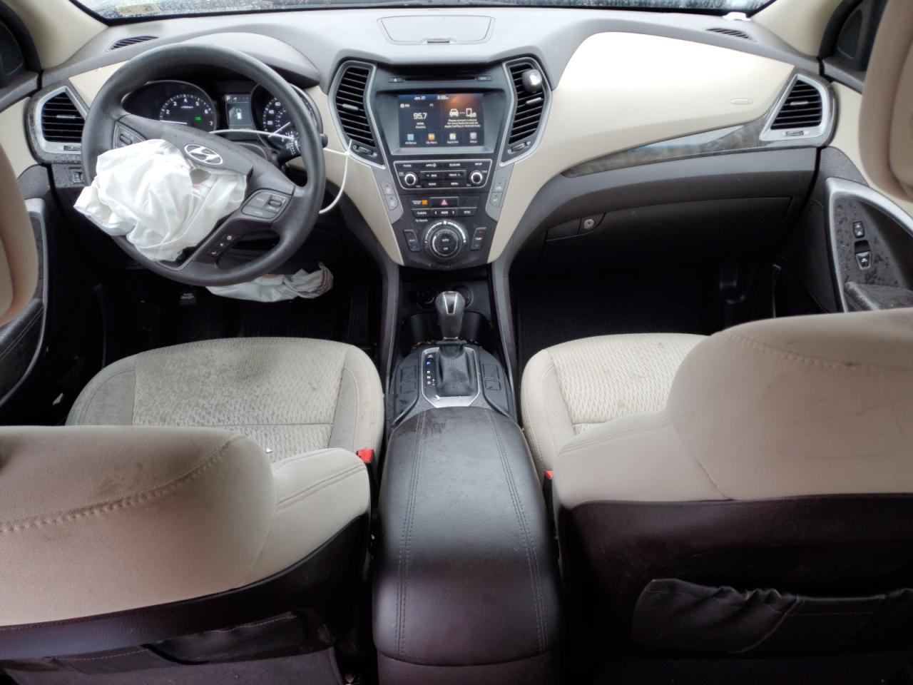2017 Hyundai Santa Fe VIN 5NMZUDLB3HH032811 Copart auction photo, front end damage thumbnail 8