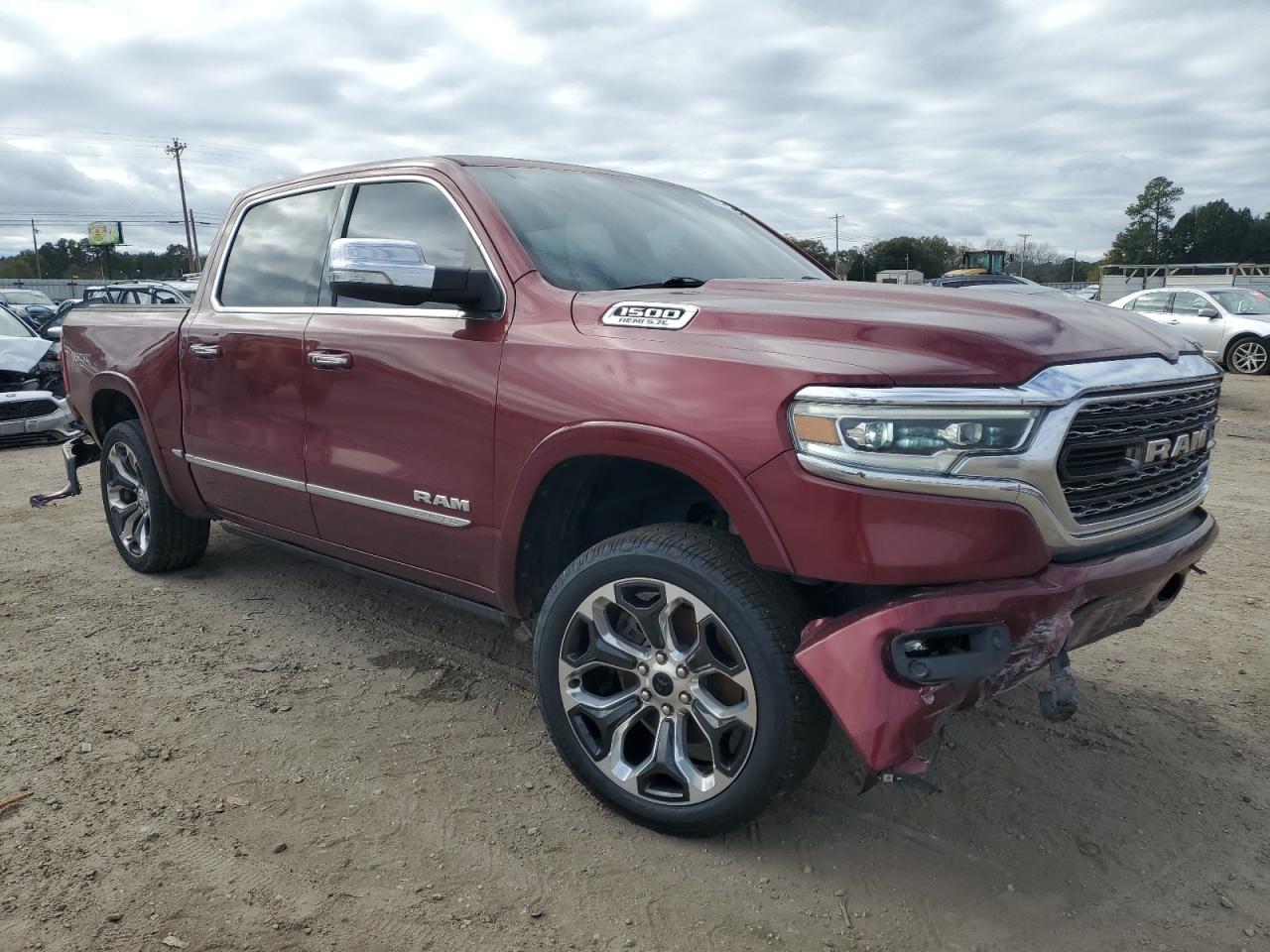 2019 RAM 1500 VIN 1C6SRFHT5KN594209 Copart auction photo, front end / rear end damage thumbnail 4