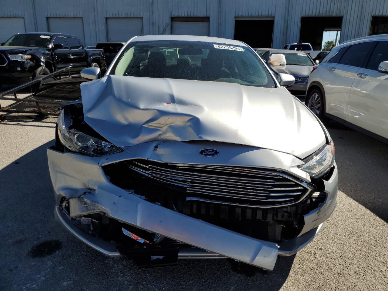 2018 Ford Fusion VIN 3FA6P0HD0JR183503 Copart auction photo, front end damage thumbnail 5