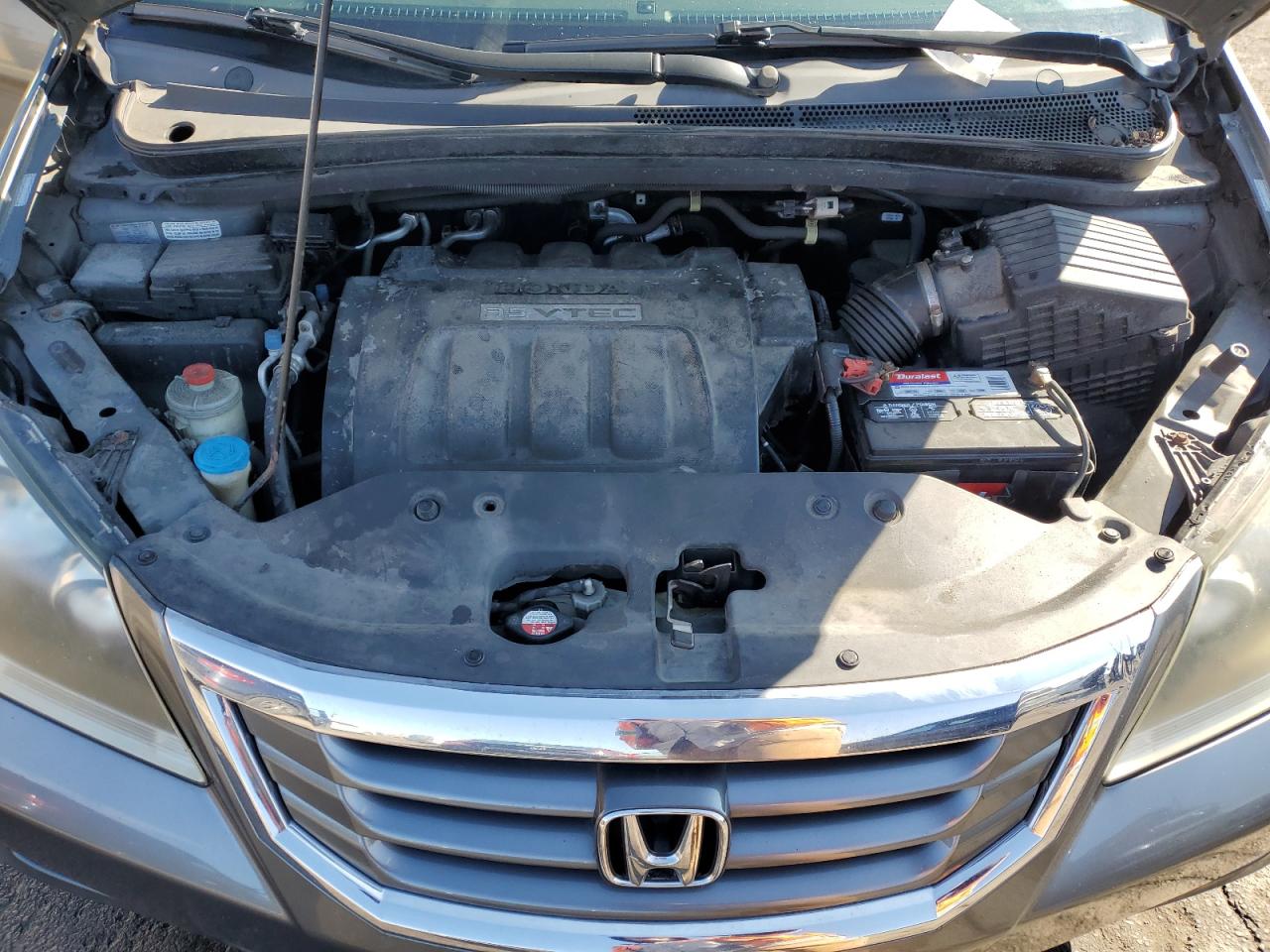 2010 Honda Odyssey VIN 5FNRL3H44AB007043 Copart auction photo, side / front end damage thumbnail 12