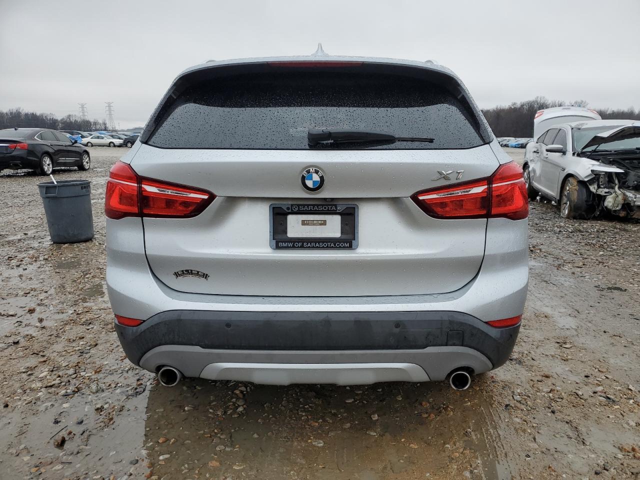 2018 BMW X1 VIN WBXHU7C33J5H39959 Copart auction photo, side damage thumbnail 6