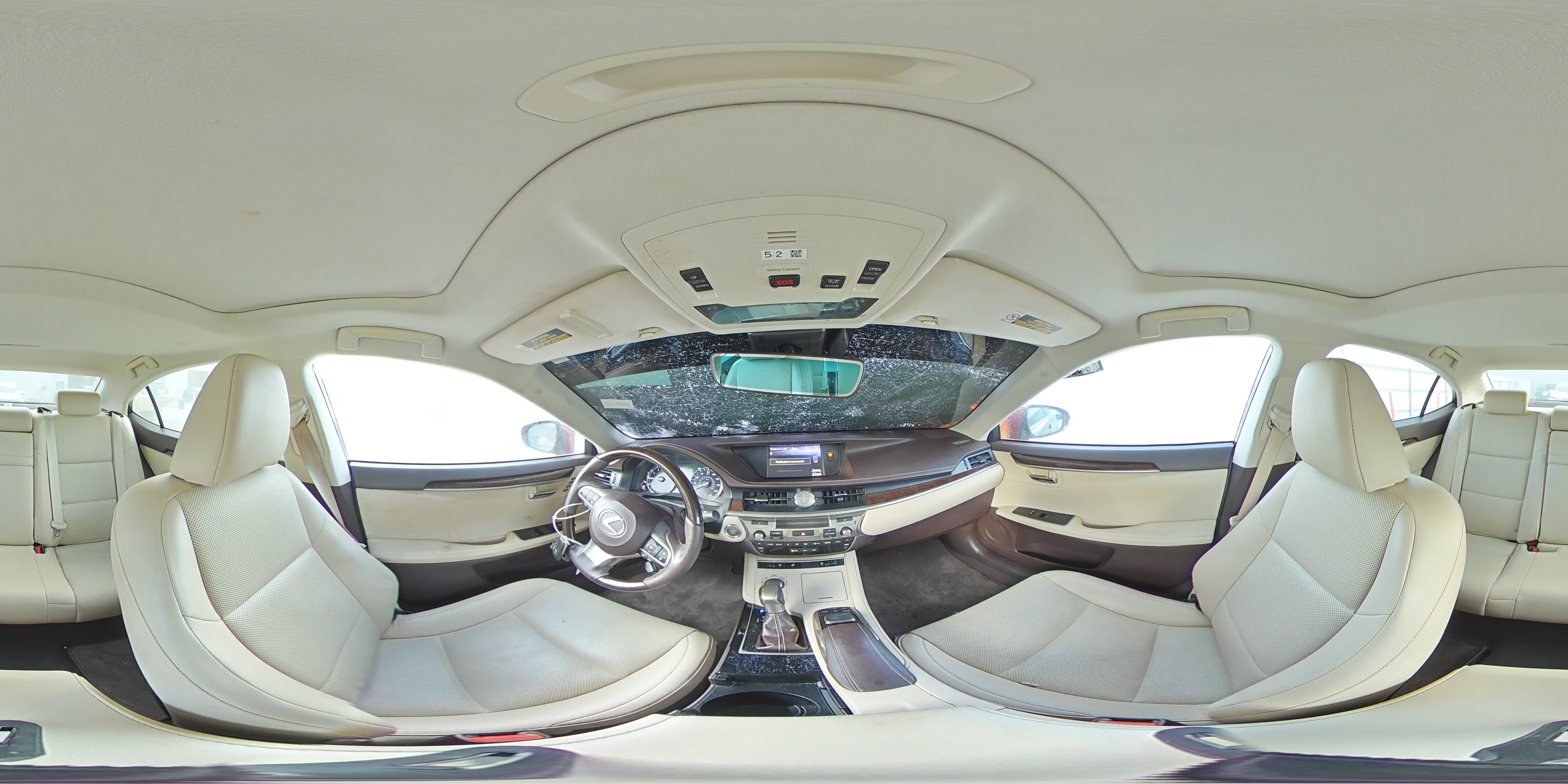 2017 Lexus ES VIN 58ABK1GG8HU068616 Copart auction photo, rear end damage thumbnail 12
