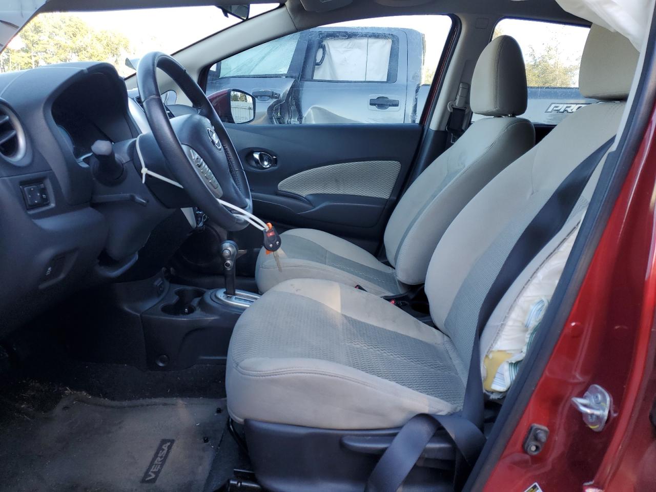 2017 Nissan Versa VIN 3N1CE2CP7HL367756 Copart auction photo, side damage thumbnail 7