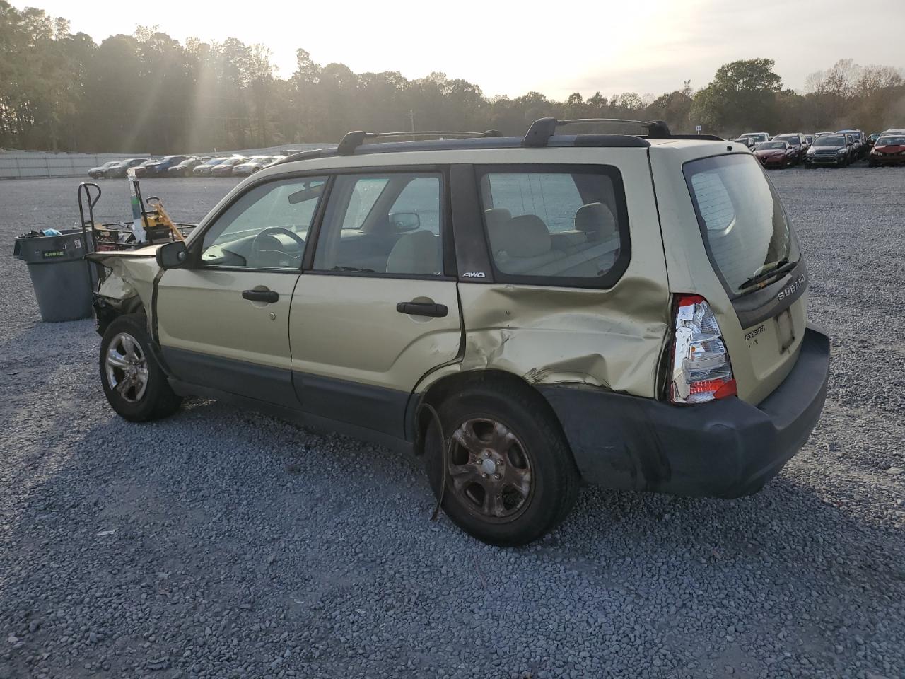 2004 Subaru Forester VIN JF1SG63604H758134 Copart auction photo, front end / rear end damage thumbnail 2