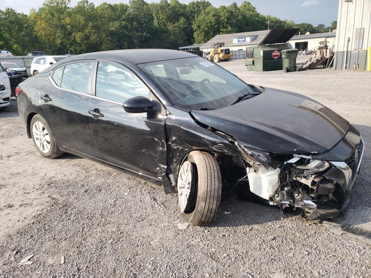 2021 Nissan Sentra VIN 3N1AB8BV9MY302889 Copart auction photo, front end / side damage thumbnail 4