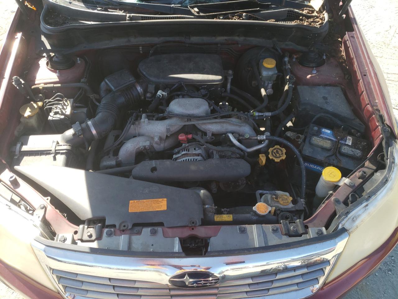 2010 Subaru Forester VIN JF2SH6DC6AH713224 Copart auction photo, top/roof damage thumbnail 12