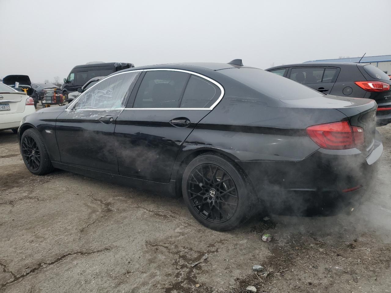 2012 BMW 5er VIN WBAXH5C50CDW09899 Copart auction photo, side damage thumbnail 2