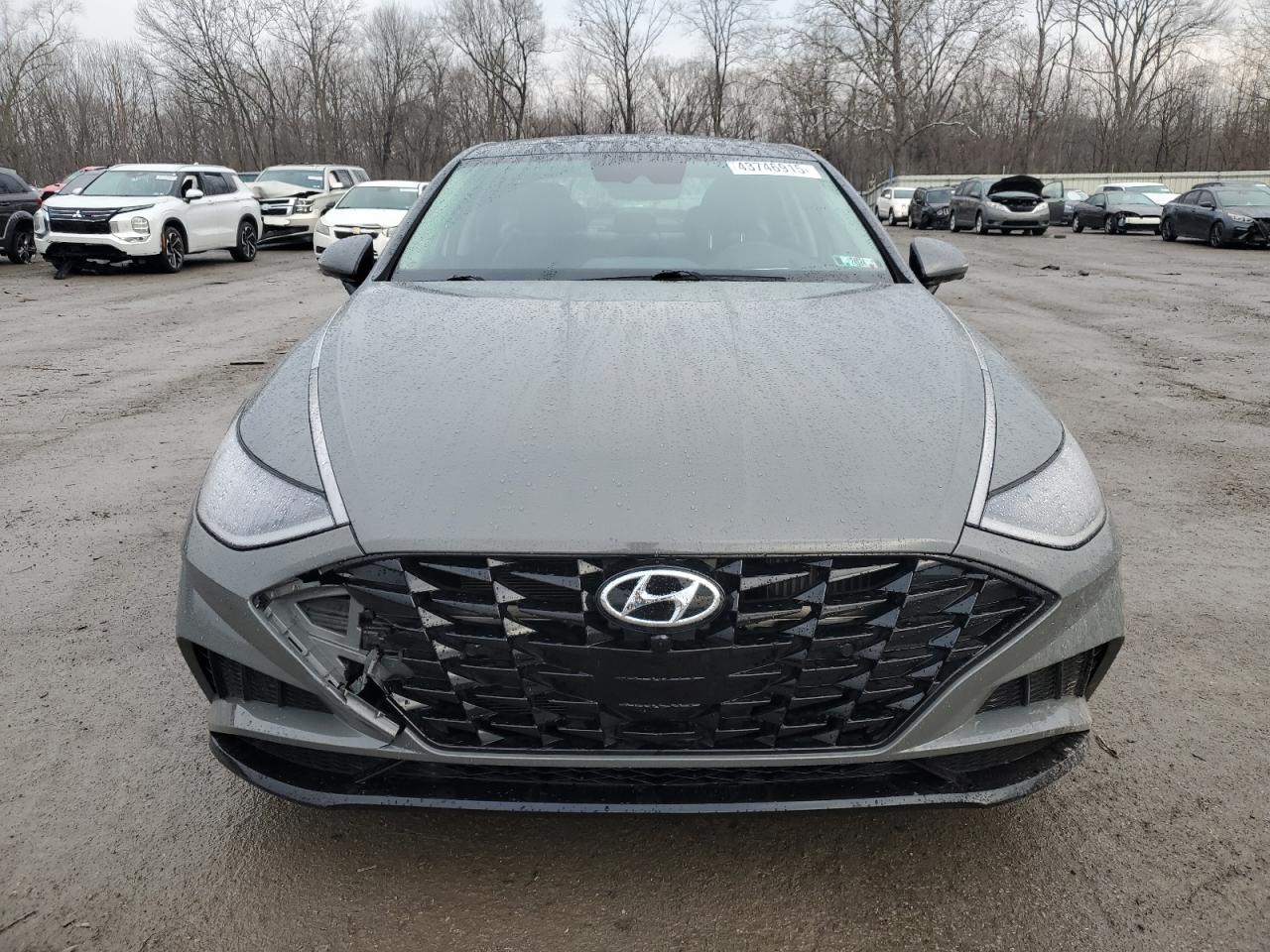 2022 Hyundai Sonata VIN KMHL34J21NA243504 Copart auction photo, rear end / front end damage thumbnail 5