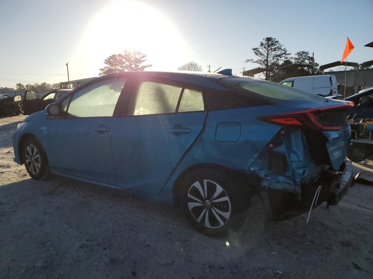 2017 Toyota Prius VIN JTDKARFP1H3052195 Copart auction photo, rear end damage thumbnail 2