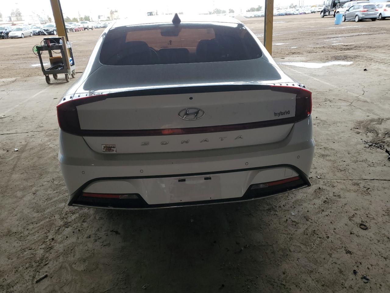 2021 Hyundai Sonata VIN KMHL54JJ9MA032566 Copart auction photo, front end / minor dent/scratches damage thumbnail 6