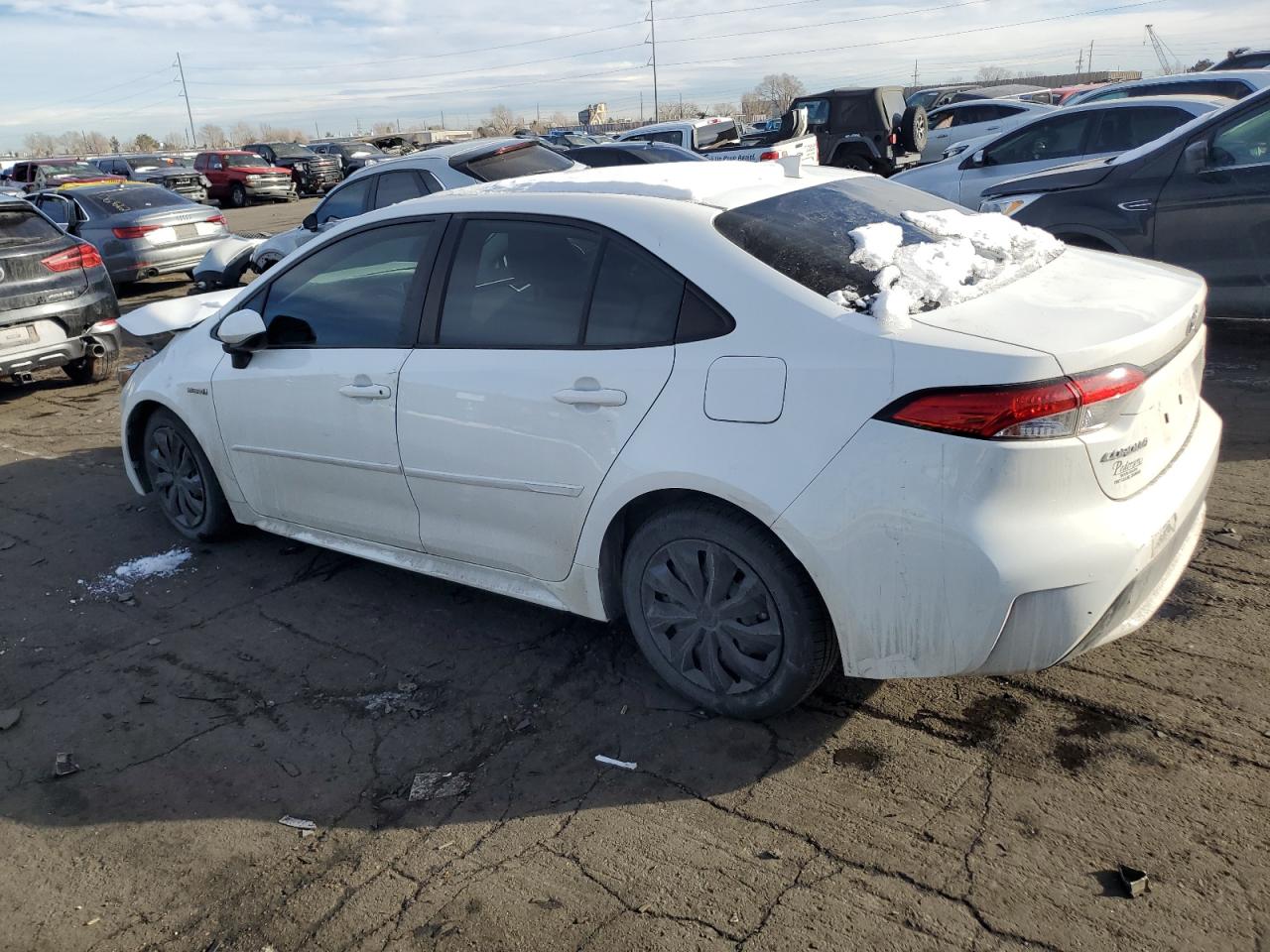 2020 Toyota Corolla VIN JTDEBRBE5LJ006727 Copart auction photo, front end damage thumbnail 2