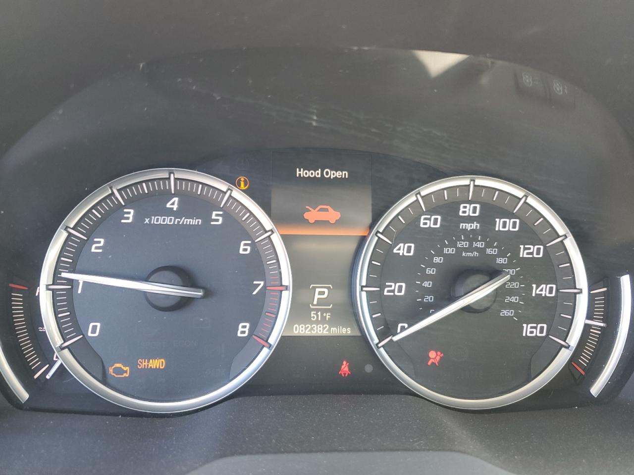 2016 Acura MDX VIN 5FRYD4H45GB046617 Copart auction photo, front end damage thumbnail 9