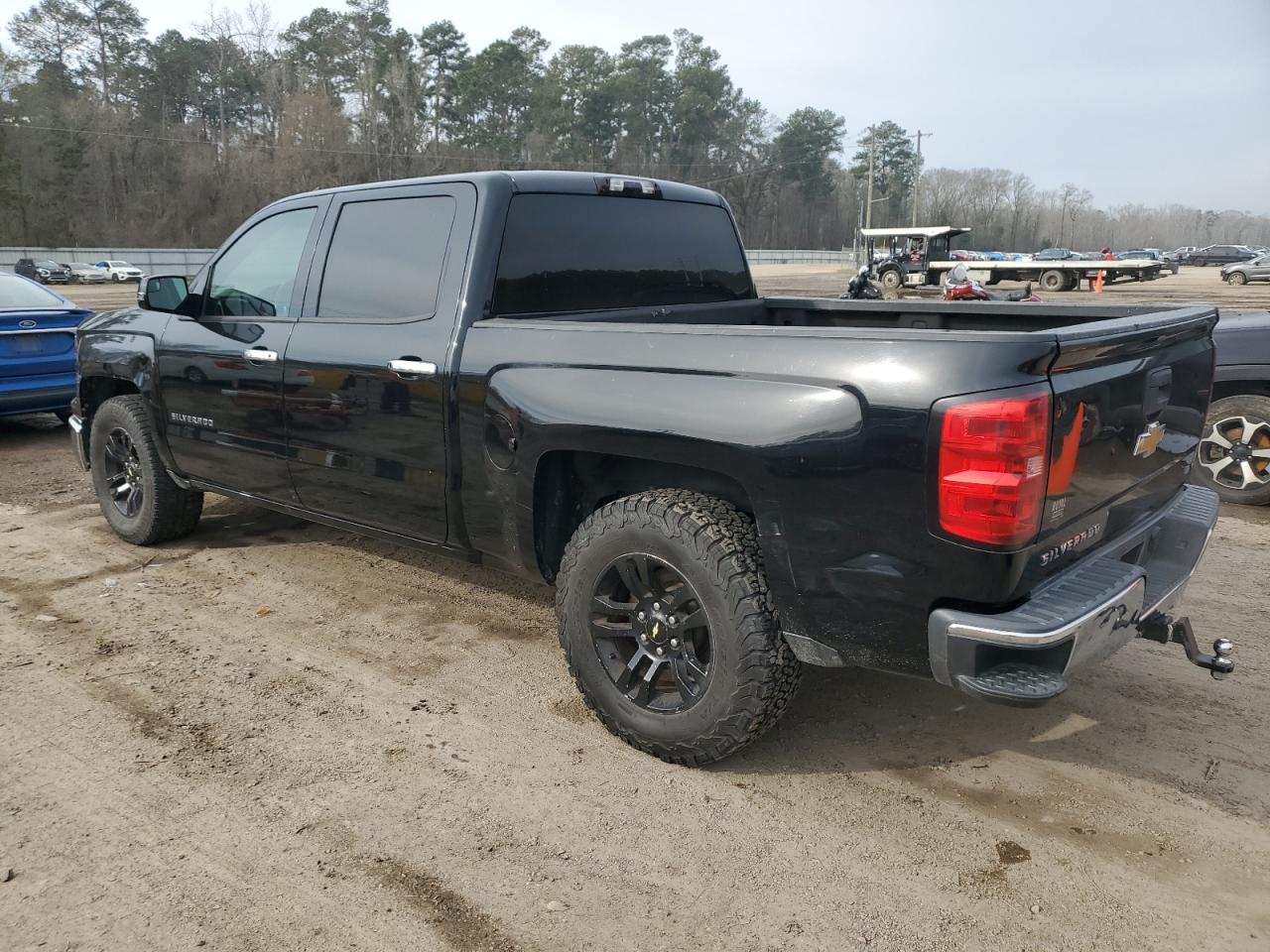 2014 Chevrolet Silverado VIN 3GCPCREC6EG219321 Copart auction photo, side damage thumbnail 2