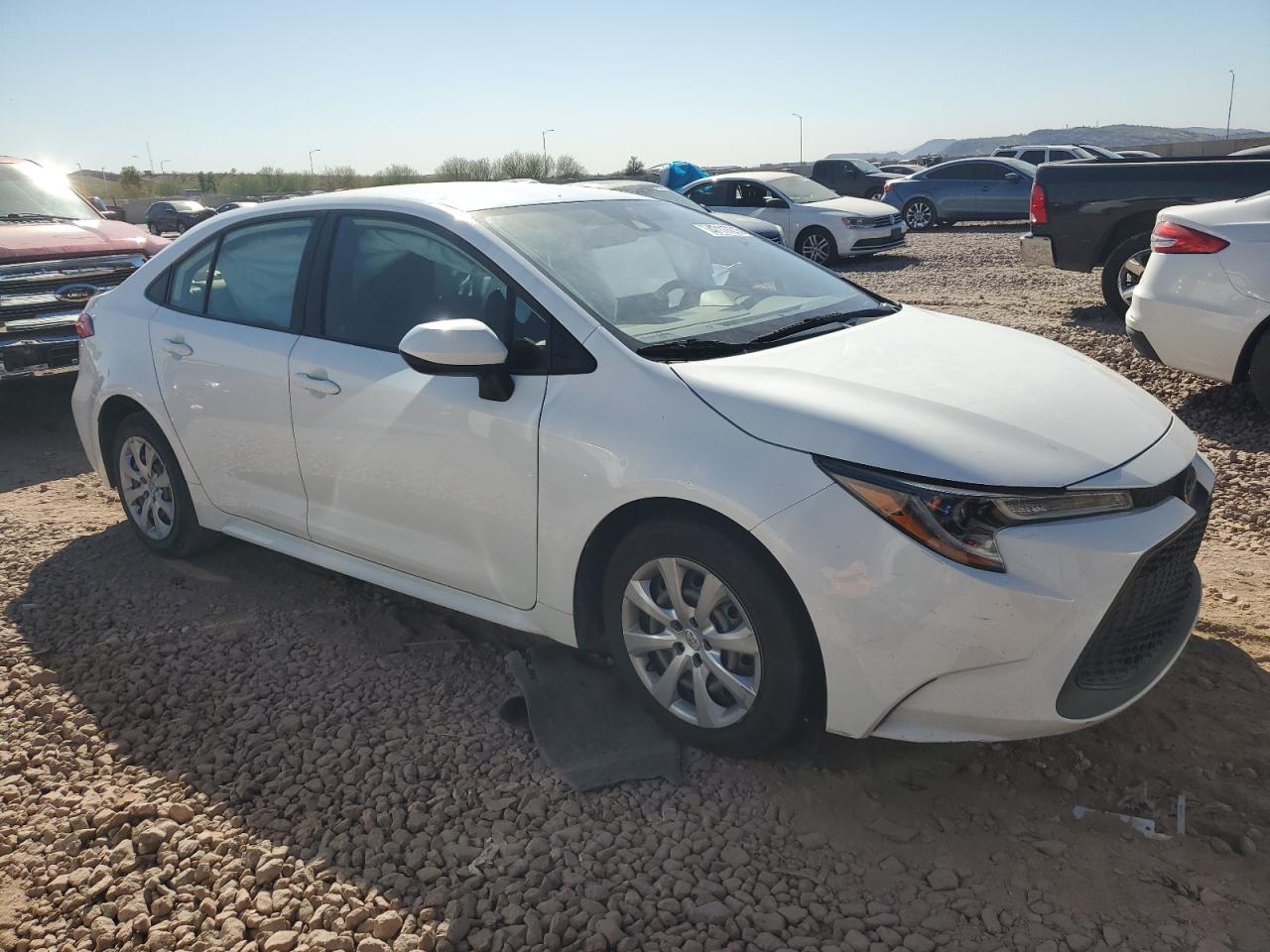 2020 Toyota Corolla VIN JTDEPRAE5LJ060046 Copart auction photo, side / rear end damage thumbnail 4