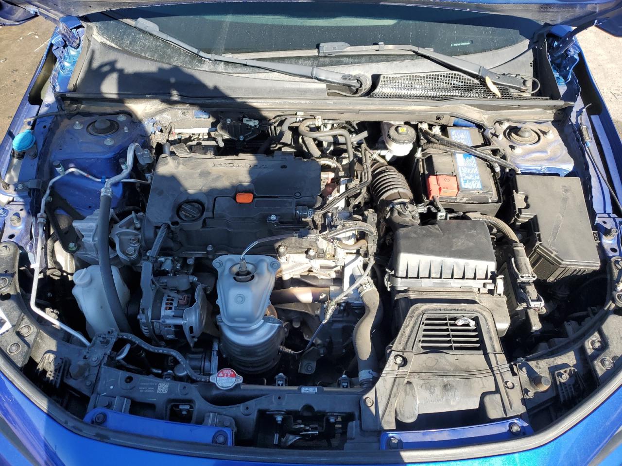 2022 Honda Civic VIN 2HGFE2F53NH543986 Copart auction photo, rear end / side damage thumbnail 11