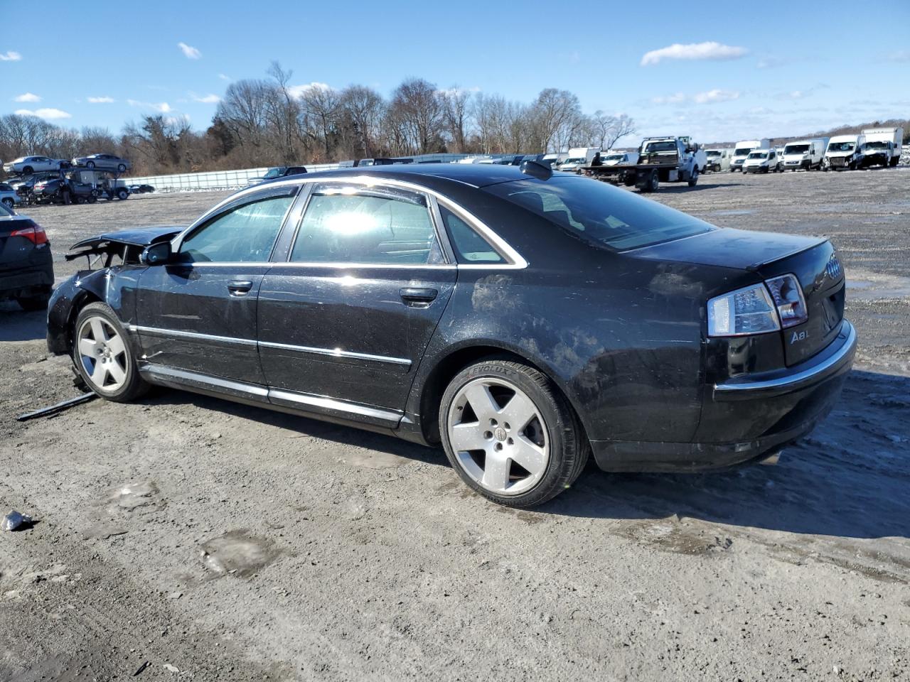 2004 Audi A8 VIN WAUML44E64N010995 Copart auction photo, front end / rear end damage thumbnail 2