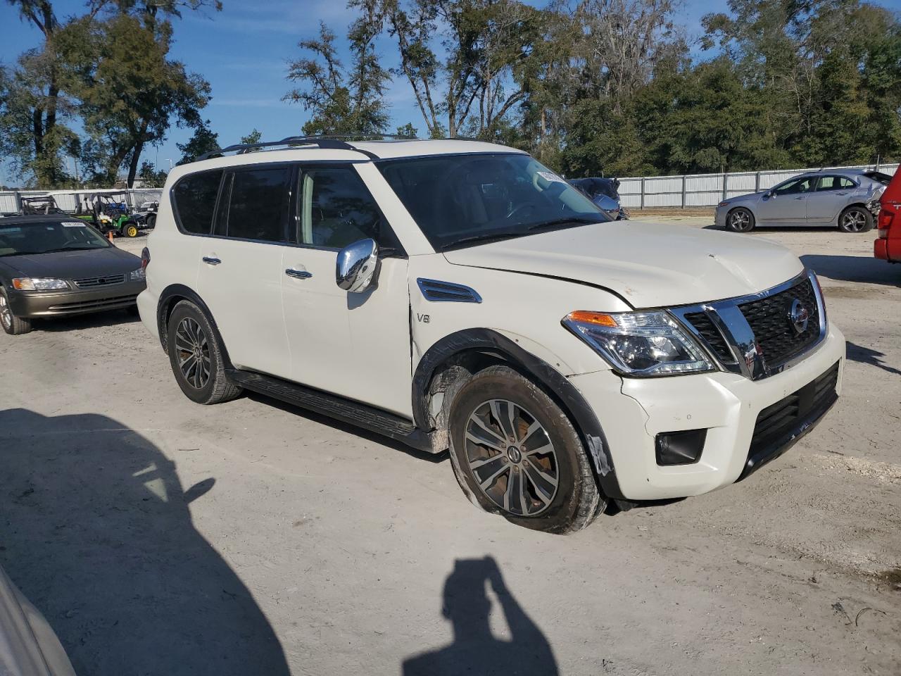 2020 Nissan Armada VIN JN8AY2ND8L9109346 Copart auction photo, front end damage thumbnail 4