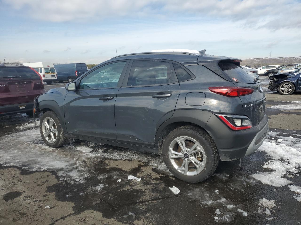 2023 Hyundai Kona VIN KM8K6CAB0PU000300 Copart auction photo, front end / minor dent/scratches damage thumbnail 2