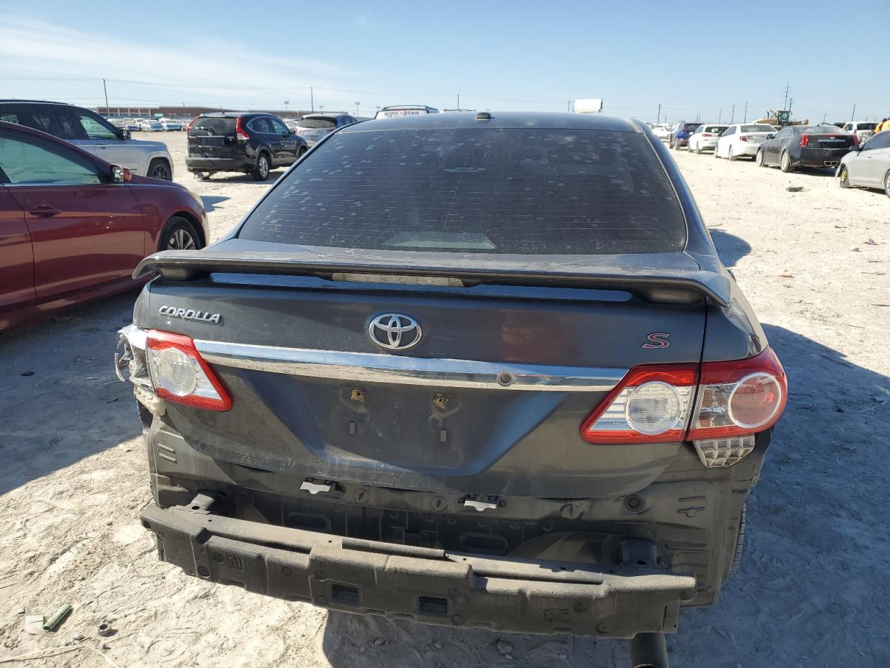 2011 Toyota Corolla VIN 2T1BU4EE1BC655270 Copart auction photo, rear end / front end damage thumbnail 6