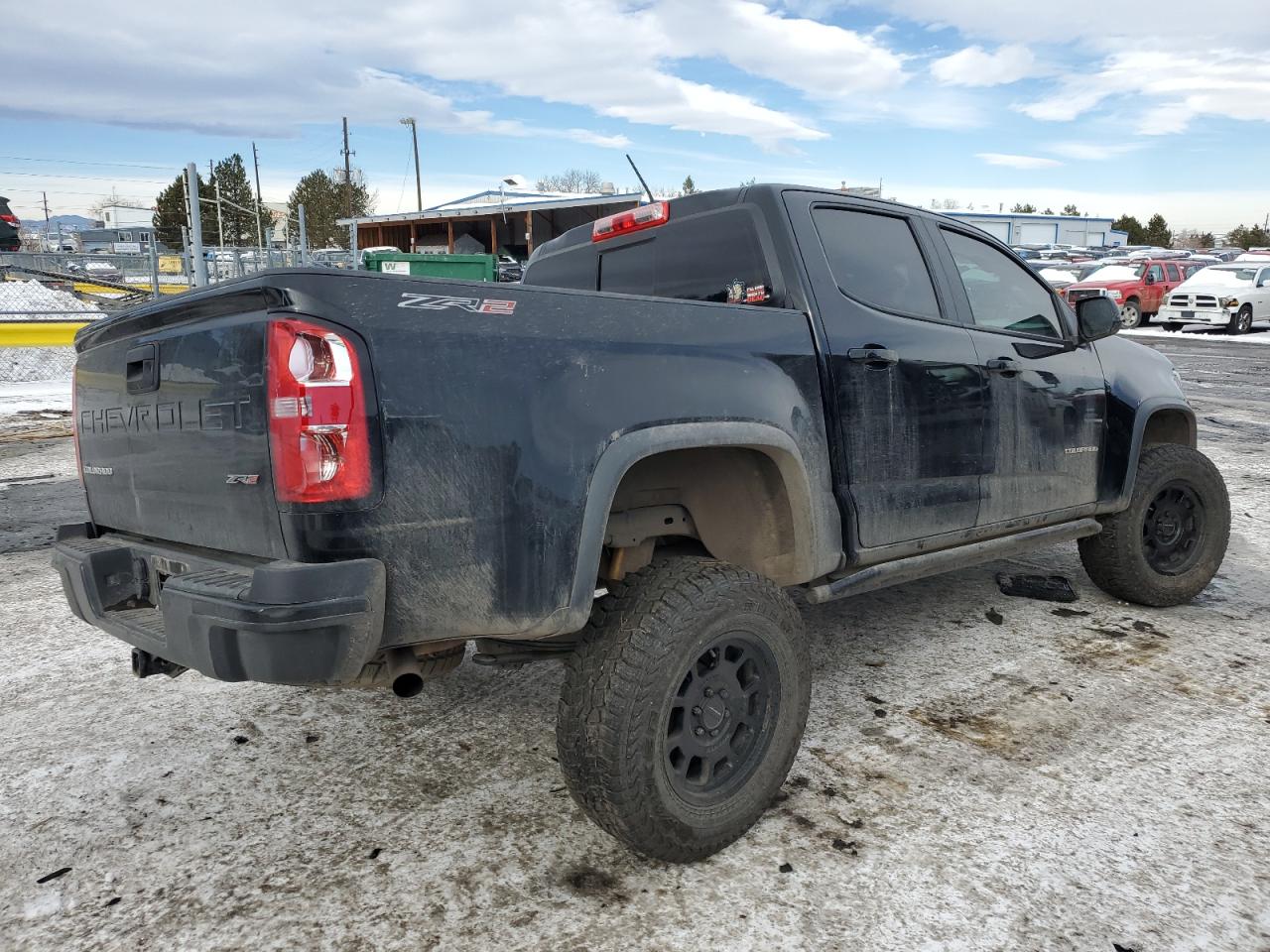 2022 Chevrolet Colorado VIN 1GCGTEEN7N1100556 Copart auction photo, front end damage thumbnail 3
