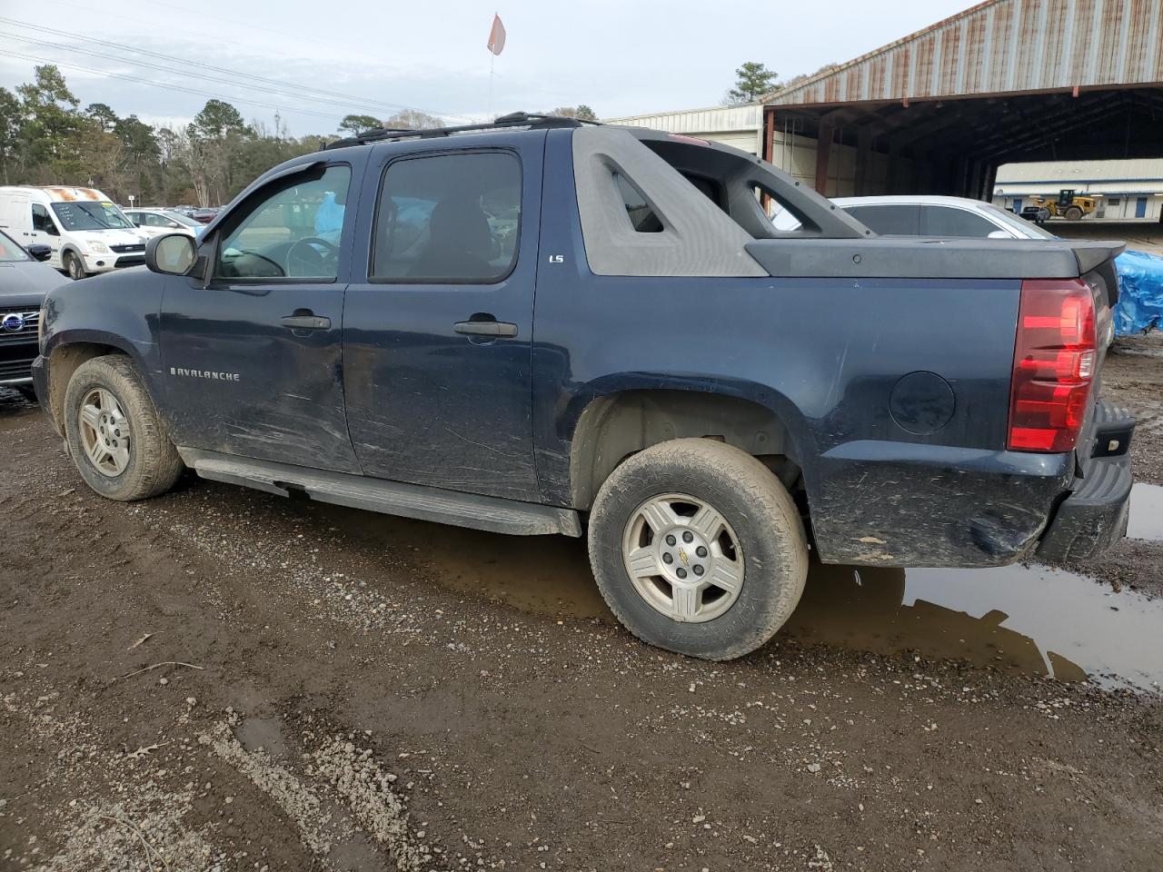 2007 Chevrolet Avalanche VIN 3GNEC12J27G108075 Copart auction photo, side damage thumbnail 2