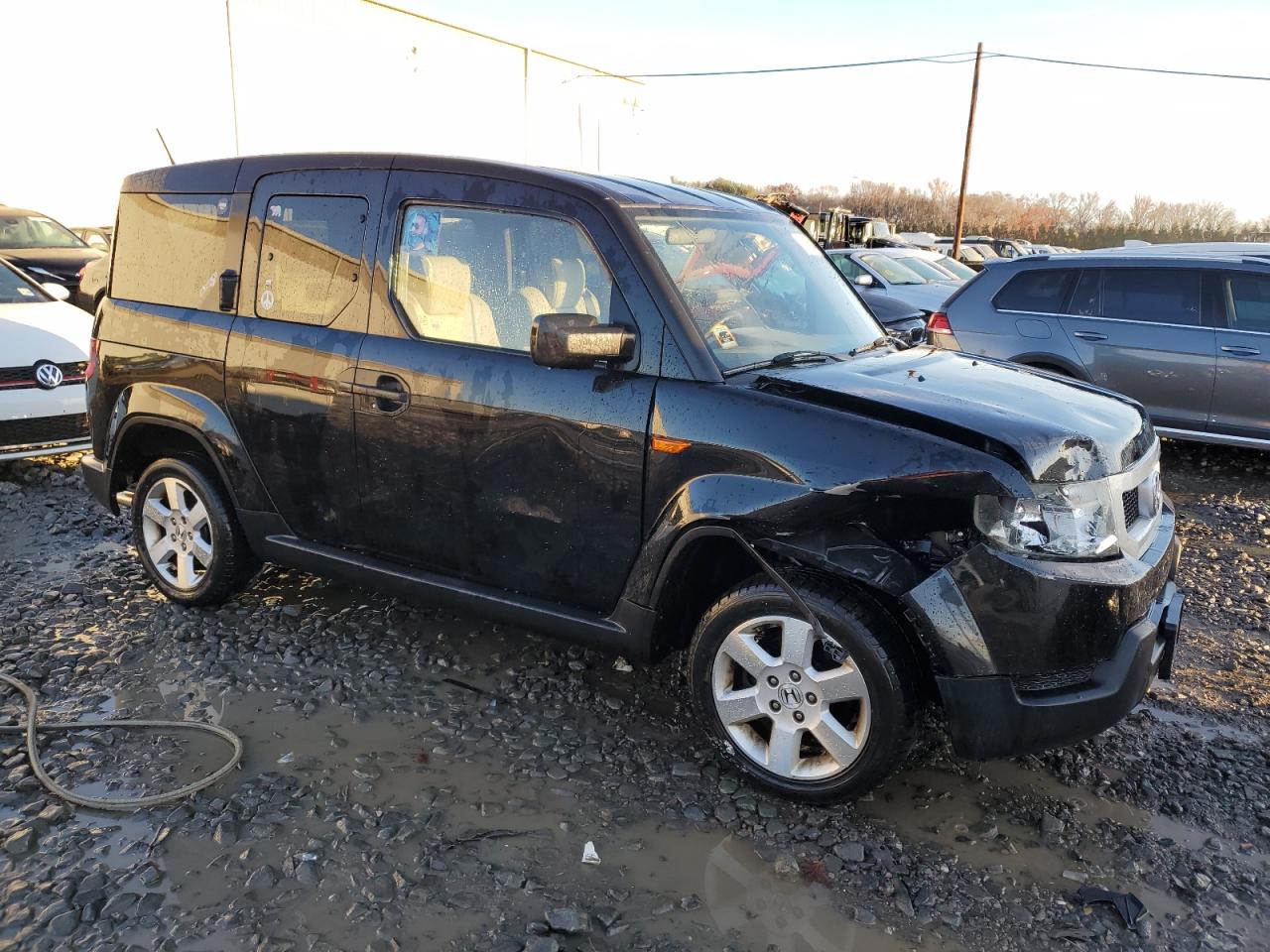 2010 Honda Element VIN 5J6YH2H79AL008746 Copart auction photo, front end / side damage thumbnail 4