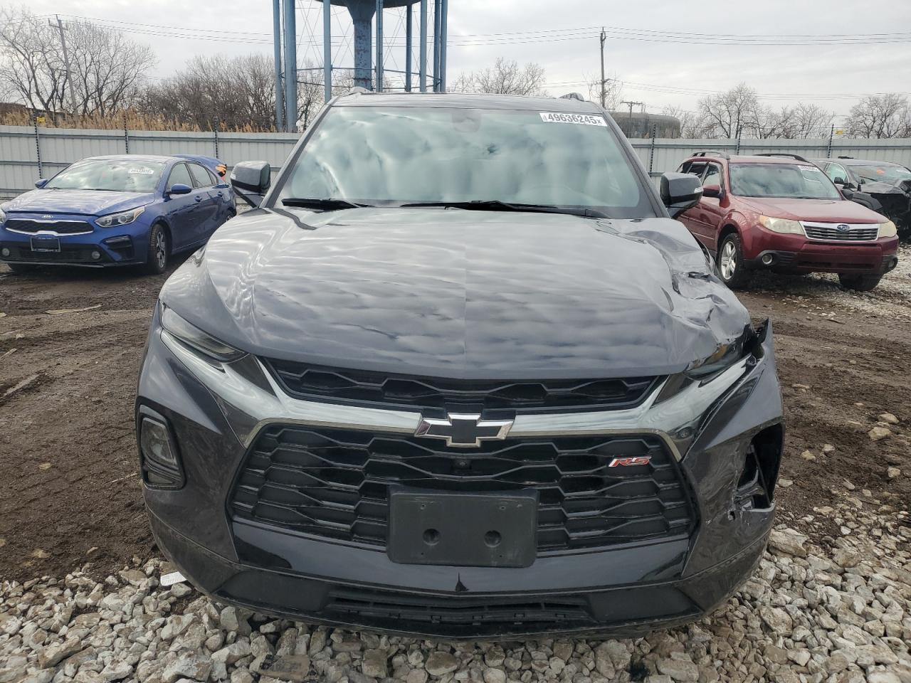 2021 Chevrolet Blazer VIN 3GNKBKRS5MS556233 Copart auction photo, front end damage thumbnail 5
