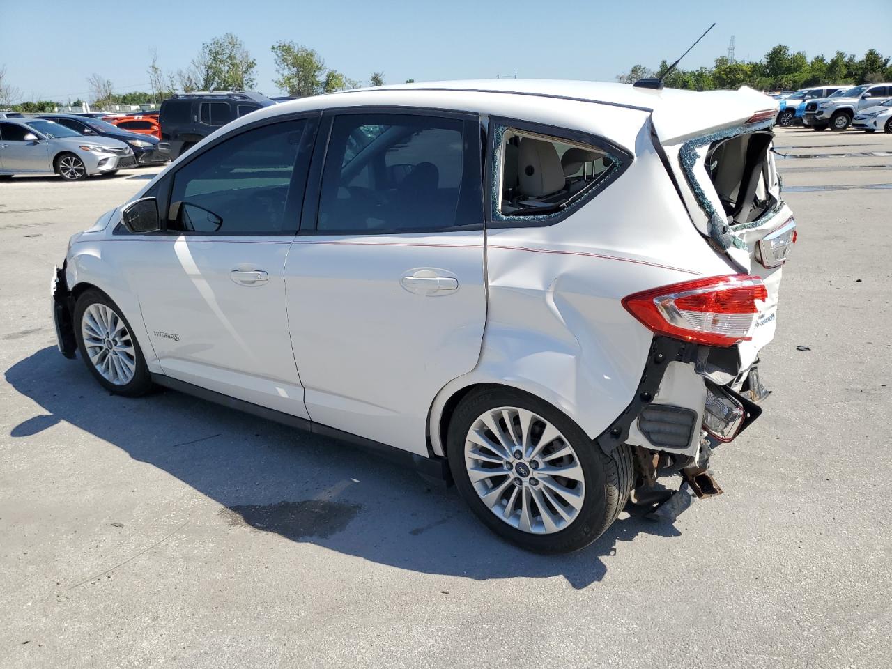 2017 Ford C-MAX VIN 1FADP5AU7HL114475 Copart auction photo, rear end / front end damage thumbnail 2
