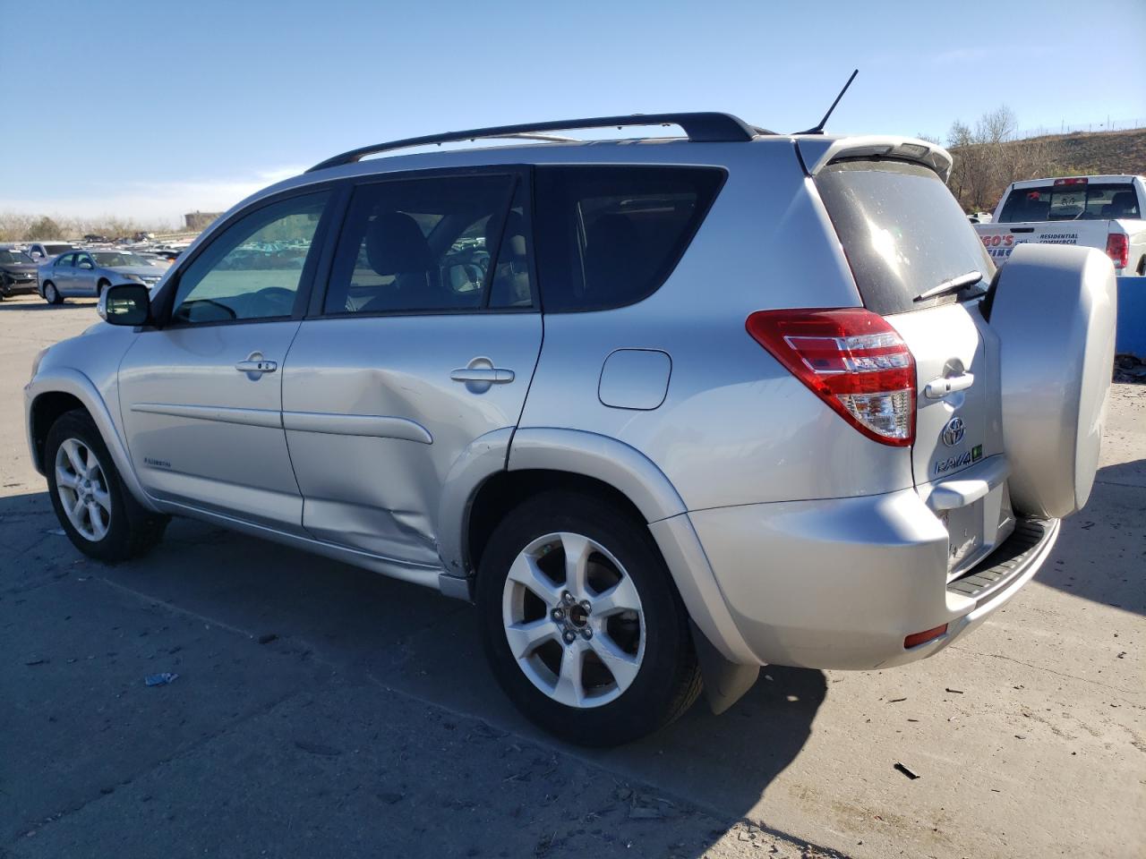 2012 Toyota RAV 4 VIN 2T3DK4DV7CW078865 Copart auction photo, side / hail damage thumbnail 2
