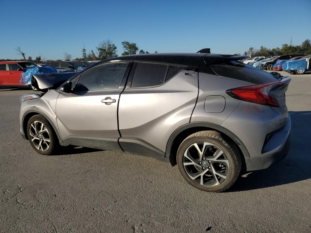 2019 Toyota C-HR VIN NMTKHMBX7KR080821 Copart auction photo, front end damage thumbnail 2