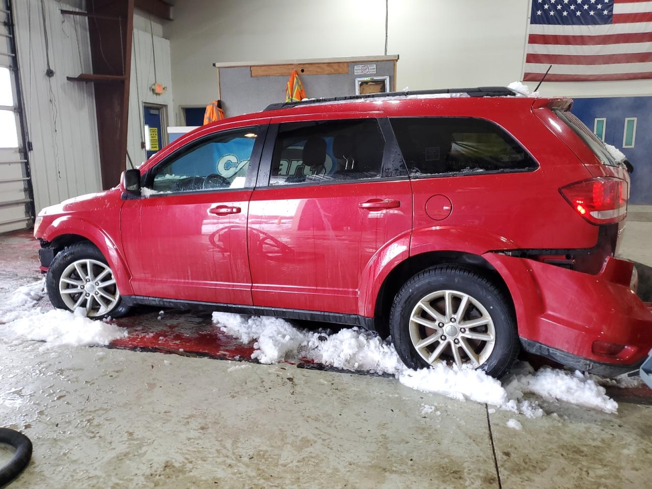 2017 Dodge Journey VIN 3C4PDDBG6HT513031 Copart auction photo, front end / side damage thumbnail 2