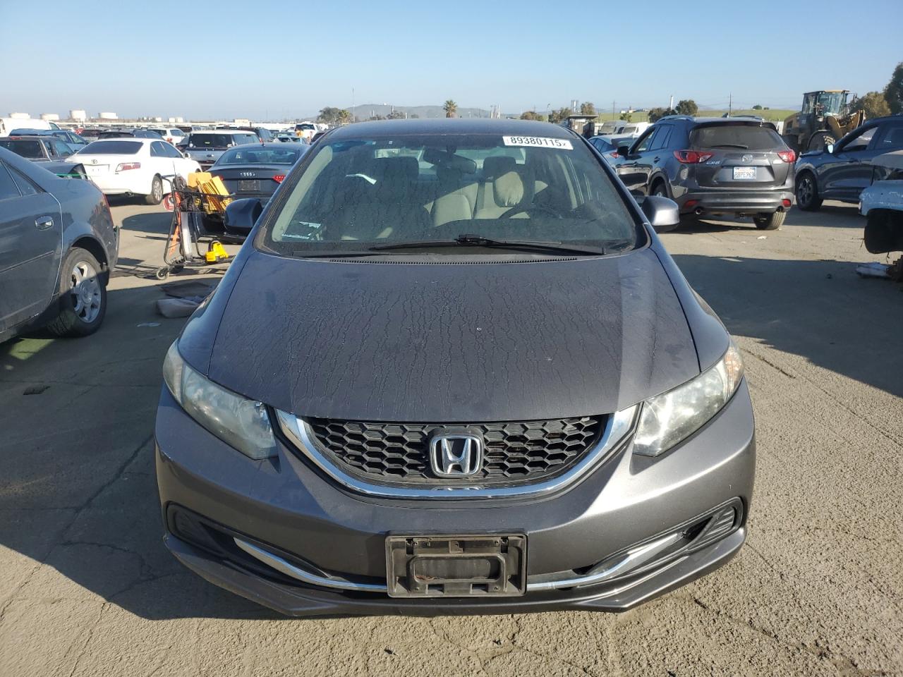 2013 Honda Civic VIN 2HGFB2F52DH508606 Copart auction photo, side damage thumbnail 5