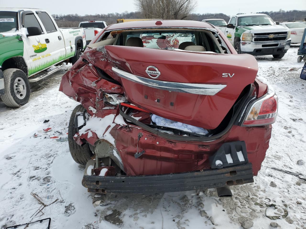 2015 Nissan Altima VIN 1N4AL3AP4FC120017 Copart auction photo, rear end damage thumbnail 6