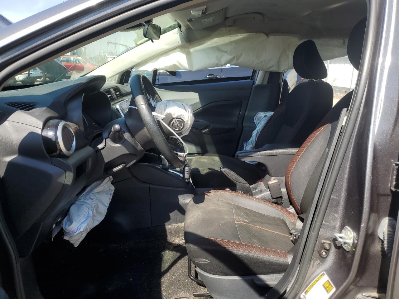 2020 Nissan Versa VIN 3N1CN8FV1LL830349 Copart auction photo, side / front end damage thumbnail 7