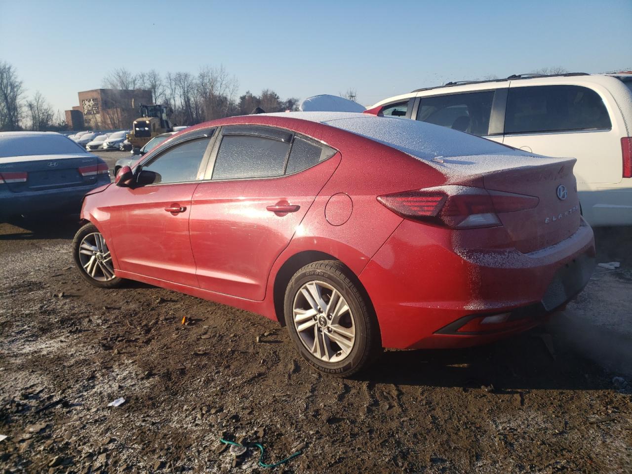 2019 Hyundai Elantra VIN 5NPD84LF7KH471490 Copart auction photo, front end damage thumbnail 2